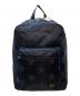 PORTER（ポーター）の古着「FLAG DAYPACK バックパック スター総柄」｜ネイビー