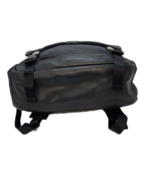 ear PAPILLONNER（イアパピヨネ）ear PAPILLONNER (イアパピヨネ) BURLAP OUTFITTER (バーラップアウトフィッター) メタルパーツジップリュック ブラック サイズ:実寸参照の古着・服飾アイテム