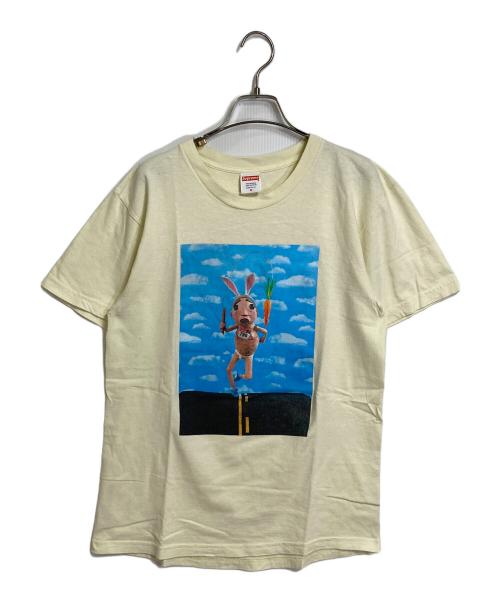 SUPREME（シュプリーム）SUPREME (シュプリーム) MIKE HILL (マイクヒル) 17SS MIKE HILL Runner S/S Tee 半袖カットソー　Tシャツ　USA製 イエロー サイズ:Mの古着・服飾アイテム