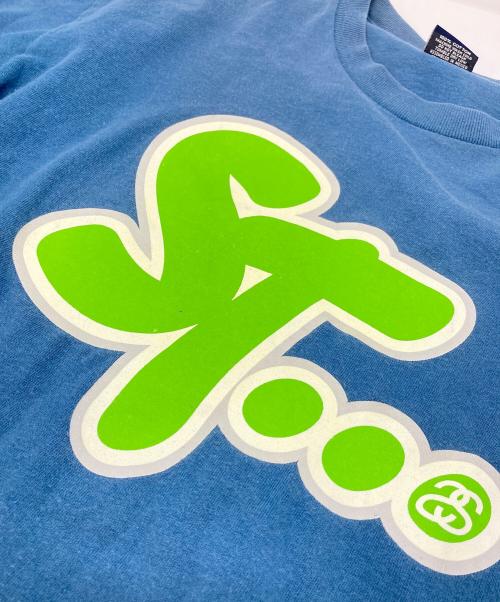 stussy（ステューシー）stussy (ステューシー) 90’S STロゴTシャツ　紺タグ OLD stussy シングルステッチ　90年代 ネイビー サイズ:Mの古着・服飾アイテム