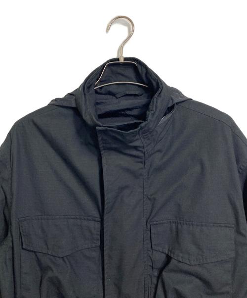 ZARA（ザラ）ZARA (ザラ) RELYEFLI RIPSTOP PARKA ブラック サイズ:Mの古着・服飾アイテム
