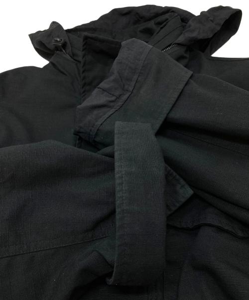 ZARA（ザラ）ZARA (ザラ) RELYEFLI RIPSTOP PARKA ブラック サイズ:Mの古着・服飾アイテム