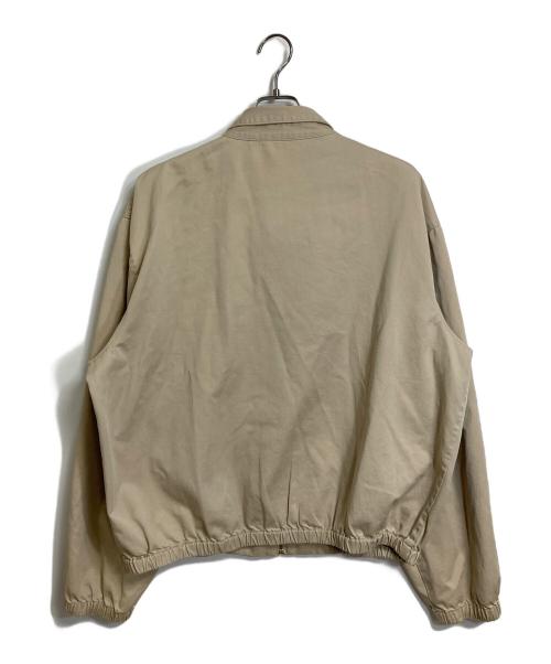 POLO RALPH LAUREN（ポロ・ラルフローレン）POLO RALPH LAUREN (ポロ・ラルフローレン) スイングトップ　コットンジャケット　USA製　三角タグ ベージュ サイズ:XLの古着・服飾アイテム