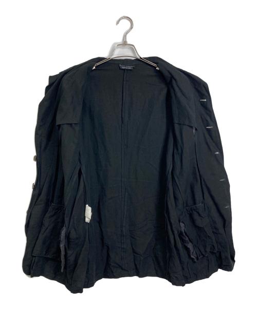 GIORGIO ARMANI（ジョルジョアルマーニ）GIORGIO ARMANI (ジョルジョアルマーニ) リネンシルクヴィンテージコート　シャツジャケット ブラック サイズ:40の古着・服飾アイテム