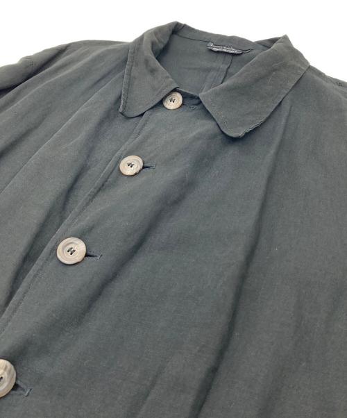 GIORGIO ARMANI（ジョルジョアルマーニ）GIORGIO ARMANI (ジョルジョアルマーニ) リネンシルクヴィンテージコート　シャツジャケット ブラック サイズ:40の古着・服飾アイテム