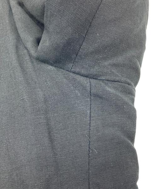 GIORGIO ARMANI（ジョルジョアルマーニ）GIORGIO ARMANI (ジョルジョアルマーニ) リネンシルクヴィンテージコート　シャツジャケット ブラック サイズ:40の古着・服飾アイテム