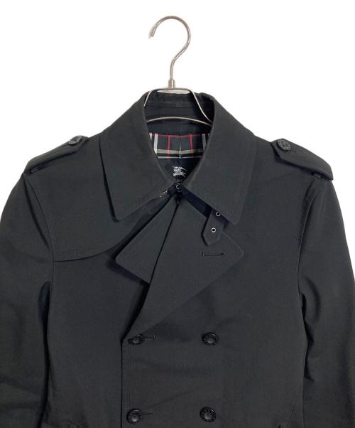 BURBERRY BLACK LABEL（バーバリーブラックレーベル）BURBERRY BLACK LABEL (バーバリーブラックレーベル) トレンチコート ブラック サイズ:Mの古着・服飾アイテム