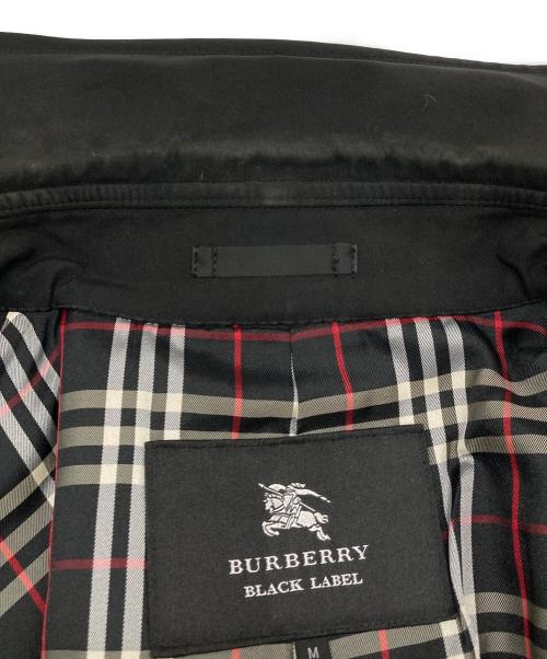 BURBERRY BLACK LABEL（バーバリーブラックレーベル）BURBERRY BLACK LABEL (バーバリーブラックレーベル) トレンチコート ブラック サイズ:Mの古着・服飾アイテム