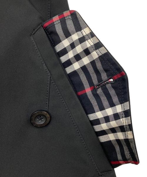 BURBERRY BLACK LABEL（バーバリーブラックレーベル）BURBERRY BLACK LABEL (バーバリーブラックレーベル) トレンチコート ブラック サイズ:Mの古着・服飾アイテム