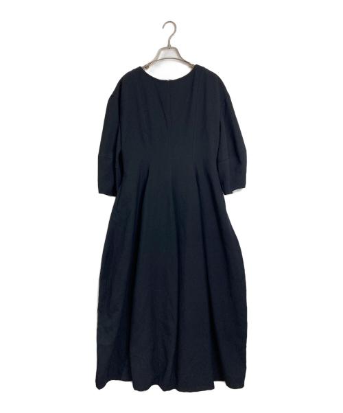 MARW UNITED ARROWS（マルゥ ユナイテッドアローズ）MARW UNITED ARROWS (マルゥ ユナイテッドアローズ) バルーンワンピース ブラック サイズ:Mの古着・服飾アイテム