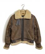 Ulcolowアルコロウ）の古着「B-3ジャケット ムートンジャケット　アウター」｜ブラウン