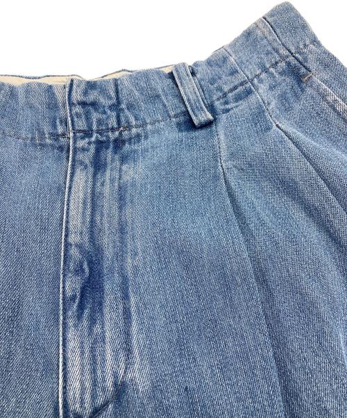 IENA（イエナ）IENA (イエナ) LEDENIM TUCK TROUSERデニム ブルー サイズ:38の古着・服飾アイテム