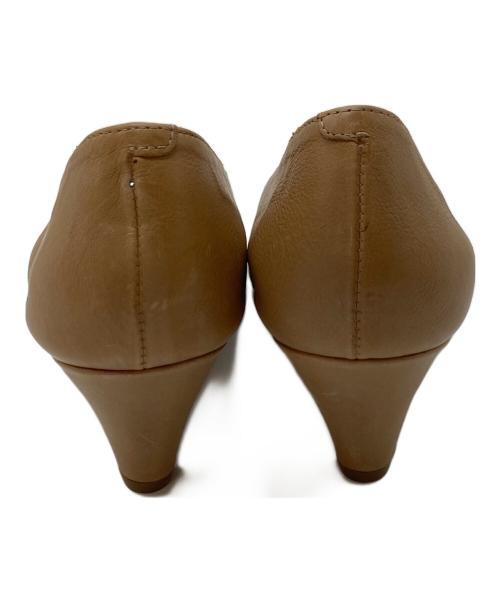 FABIO RUSCONI（ファビオルスコーニ）FABIO RUSCONI (ファビオルスコーニ) コーンヒールパンプス　 ベージュ サイズ:36の古着・服飾アイテム