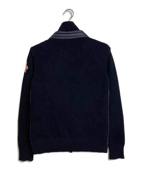 MONCLER GRENOBLE（モンクレール グルノーブル）MONCLER GRENOBLE (モンクレール グルノーブル) ニット切替ダウンジャケット ブラック サイズ:Sの古着・服飾アイテム
