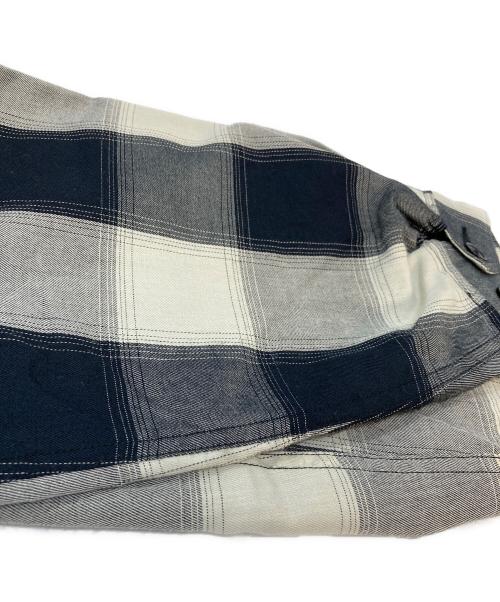 BIG MIKE（ビックマイク）BIG MIKE (ビックマイク) Rayon Mix Ombre Drizzler ブラック×グレー サイズ:XLの古着・服飾アイテム