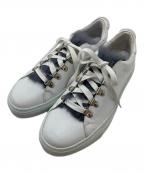 ambエーエムビー）の古着「ROMANO ファースニーカー　ホワイトスニーカー」｜ホワイト×グレー