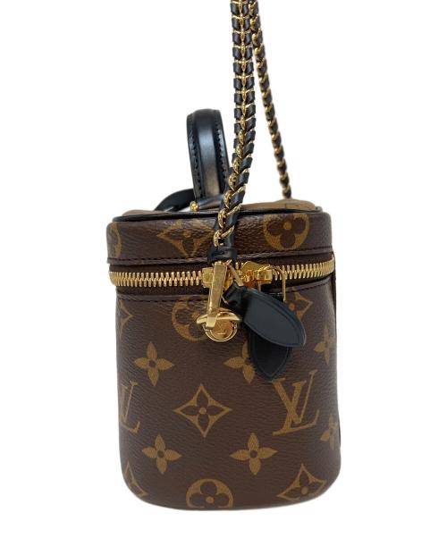LOUIS VUITTON（ルイ ヴィトン）LOUIS VUITTON (ルイ ヴィトン) モノグラム ヴァニティ NV PM ショルダーバッグ ブラウン×ブラック サイズ:実寸参照の古着・服飾アイテム