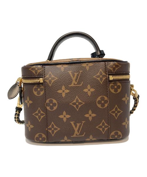 LOUIS VUITTON（ルイ ヴィトン）LOUIS VUITTON (ルイ ヴィトン) モノグラム ヴァニティ NV PM ショルダーバッグ ブラウン×ブラック サイズ:実寸参照の古着・服飾アイテム