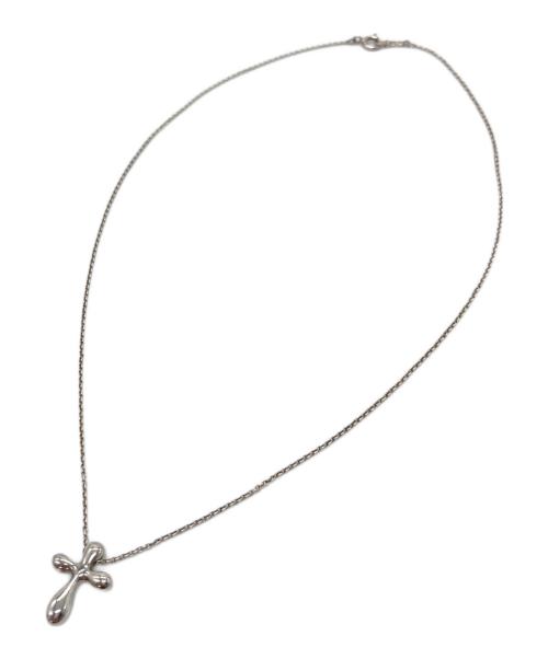 TIFFANY & Co.（ティファニー）TIFFANY & Co. (ティファニー) ティアドロップクロスネックレス　シルバーネックレス シルバー サイズ:実寸参照の古着・服飾アイテム