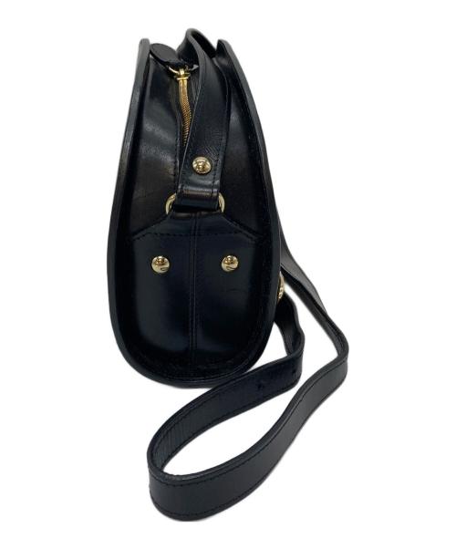 A.P.C.（アーペーセー）A.P.C. (アーペーセー) ハーフムーンバッグ　ショルダーバッグ　レザーバッグ ブラック サイズ:実寸参照の古着・服飾アイテム