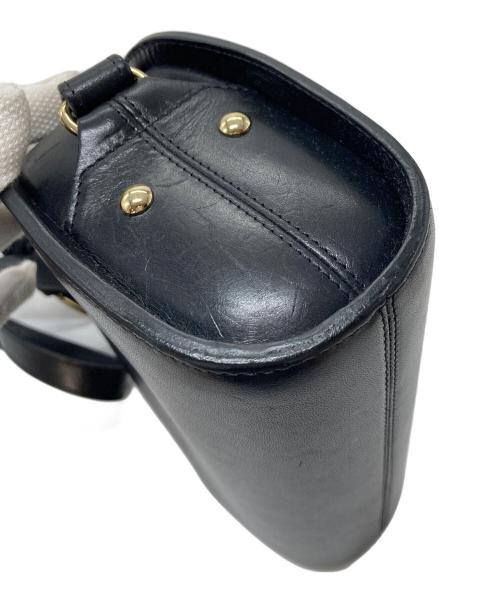 A.P.C.（アーペーセー）A.P.C. (アーペーセー) ハーフムーンバッグ　ショルダーバッグ　レザーバッグ ブラック サイズ:実寸参照の古着・服飾アイテム