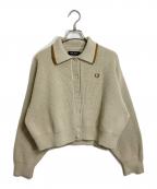 FRED PERRY×RAY BEAMSフレッドペリー×レイ ビームス）の古着「カラーカーディガン」｜ベージュ