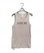 patouパトゥ）の古着「ロゴタンクトップ」｜ピンク