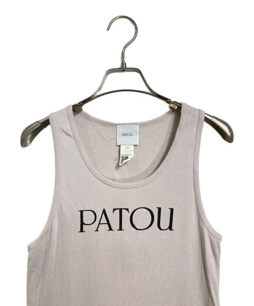 patou（パトゥ）Patou (パトゥ) ロゴタンクトップ ピンク サイズ:Mの古着・服飾アイテム