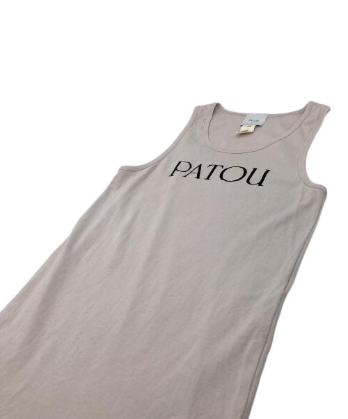 patou（パトゥ）Patou (パトゥ) ロゴタンクトップ ピンク サイズ:Mの古着・服飾アイテム