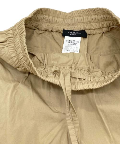 WEEKEND Max Mara（ウィークエンド マックスマーラ）Weekend Max Mara (ウィークエンド マックスマーラ) ハーフパンツ　コットンパンツ ベージュ サイズ:36の古着・服飾アイテム