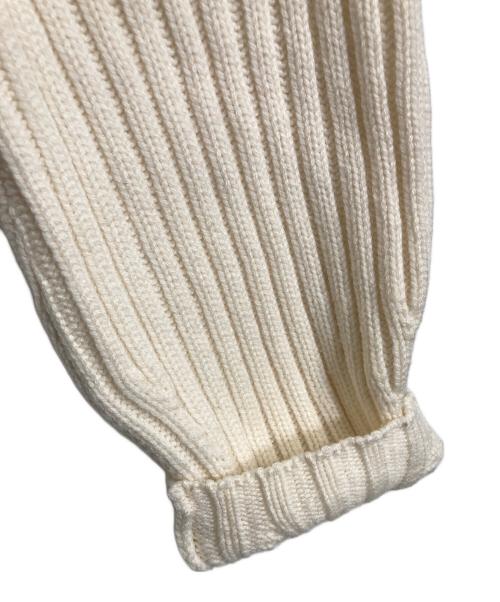 CIVIDINI（チヴィディーニ）CIVIDINI (チヴィディーニ) カシミヤニット 長袖ニット　カシミヤ100％ イタリア製 ホワイト サイズ:40の古着・服飾アイテム