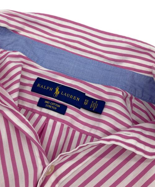 RALPH LAUREN（ラルフローレン）RALPH LAUREN (ラルフローレン) ストライプシャツ ピンク サイズ:XSの古着・服飾アイテム