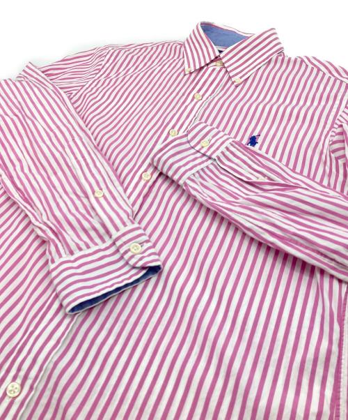 RALPH LAUREN（ラルフローレン）RALPH LAUREN (ラルフローレン) ストライプシャツ ピンク サイズ:XSの古着・服飾アイテム