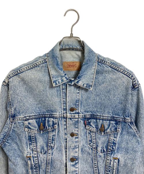 LEVI'S（リーバイス）LEVI'S (リーバイス) 80’Ｓケミカルウォッシュデニムジャケット ブルー サイズ:Mの古着・服飾アイテム