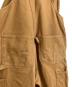 中古・古着 CarHartt (カーハート) ダック地ダブルニーオーバーオール　オーバーオール コットンダック メンズ つなぎ オールインワン ワークパンツ ブラウン サイズ:32×32：9000円