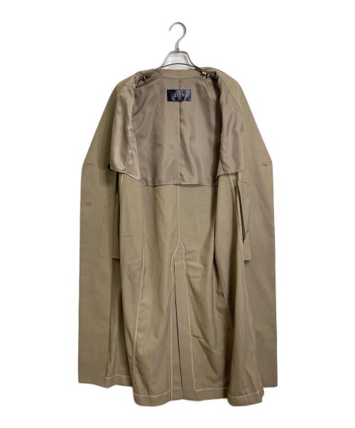 CITY（シティ）CITY (シティ) ジレ　ロングベスト ベージュ サイズ:FREEの古着・服飾アイテム