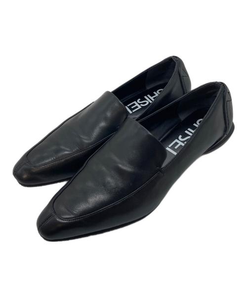 SHISEI（シセイ）SHISEI (シセイ) ローファー MM CHISEL TOE SLIPON レザーシューズ ブラック サイズ:EU36.5の古着・服飾アイテム