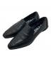 SHISEI（シセイ）の古着「ローファー MM CHISEL TOE SLIPON レザーシューズ」｜ブラック