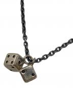 mollive HeavyOZモリーヴ・ヘヴィーオンス）の古着「GAMBLER W DICE NECKLACE SV925 シルバーナックレス」