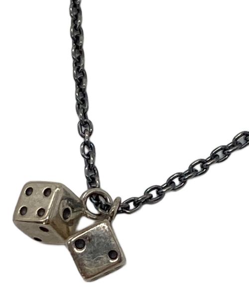 mollive HeavyOZ（モリーヴ・ヘヴィーオンス）mollive HeavyOZ (モリーヴ・ヘヴィーオンス) GAMBLER W DICE NECKLACE SV925 シルバーナックレス サイズ:実寸参照の古着・服飾アイテム
