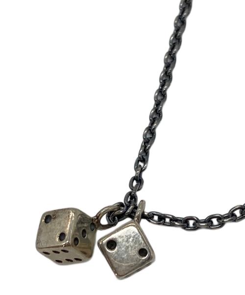 mollive HeavyOZ（モリーヴ・ヘヴィーオンス）mollive HeavyOZ (モリーヴ・ヘヴィーオンス) GAMBLER W DICE NECKLACE SV925 シルバーナックレス サイズ:実寸参照の古着・服飾アイテム
