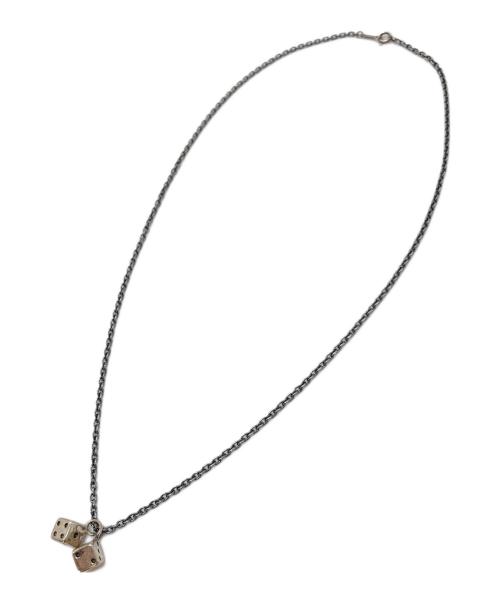 mollive HeavyOZ（モリーヴ・ヘヴィーオンス）mollive HeavyOZ (モリーヴ・ヘヴィーオンス) GAMBLER W DICE NECKLACE SV925 シルバーナックレス サイズ:実寸参照の古着・服飾アイテム