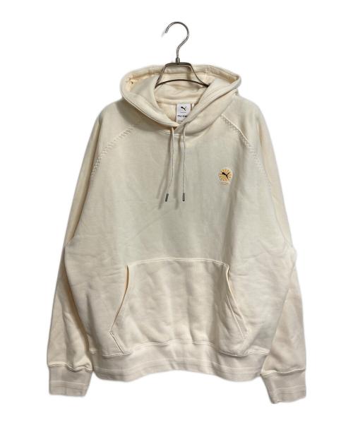 PUMA（プーマ）PUMA (プーマ) Palomo Spain (パロモスペイン) パーカー　フーディー　ラグラン　 アイボリー サイズ:US Lの古着・服飾アイテム