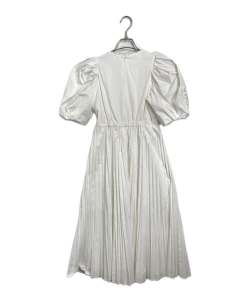 CELFORD（セルフォード）CELFORD (セルフォード) 石井美保 (イシイミホ) エンブロイダリーワンピース ホワイト サイズ:36の古着・服飾アイテム