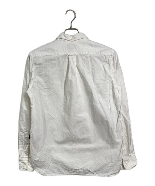 stussy（ステューシー）stussy (ステューシー) ボタンダウンシャツ　長袖シャツ　USA製 ホワイト サイズ:Mの古着・服飾アイテム