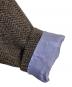 中古・古着 Harris Tweed (ハリスツイード) ツイードジャケット　ウールジャケット　アウター　ビジネスジャッケット　カジュアルジャケット ブラウン サイズ:L：6000円