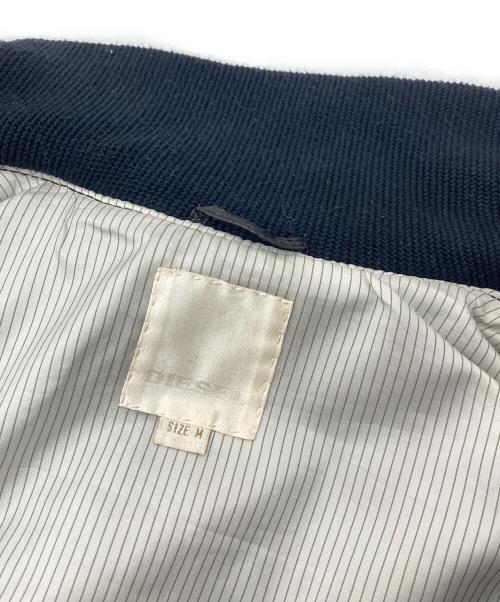 DIESEL（ディーゼル）DIESEL (ディーゼル) レザージャケット　アウター　羊革 ブラック サイズ:Mの古着・服飾アイテム