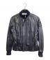 DIESEL（ディーゼル）の古着「レザージャケット　アウター　羊革」｜ブラック
