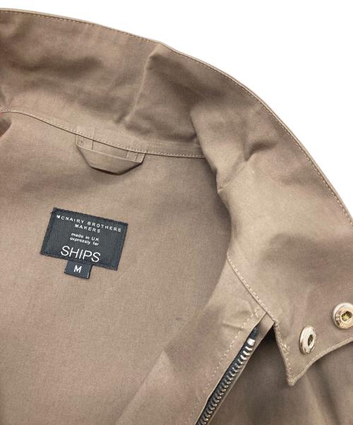 SHIPS（シップス）SHIPS (シップス) MACKINTOSH (マッキントッシュ) ゴム引きジャケット　アウター　ライトアウター　イギリス製　英国製 ブラウン サイズ:Mの古着・服飾アイテム