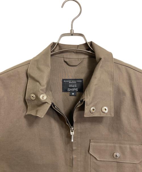 SHIPS（シップス）SHIPS (シップス) MACKINTOSH (マッキントッシュ) ゴム引きジャケット　アウター　ライトアウター　イギリス製　英国製 ブラウン サイズ:Mの古着・服飾アイテム